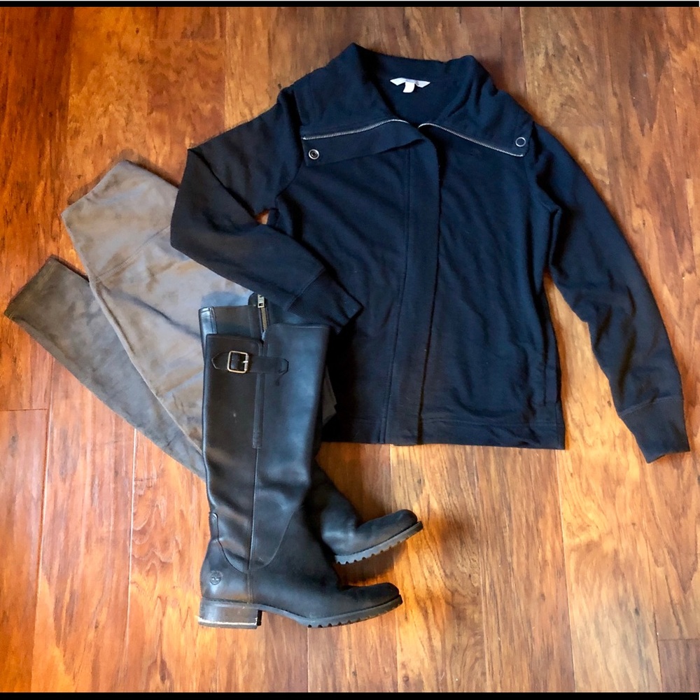 *Banana Republic* Cow Neck, Zip Up Top - Size M